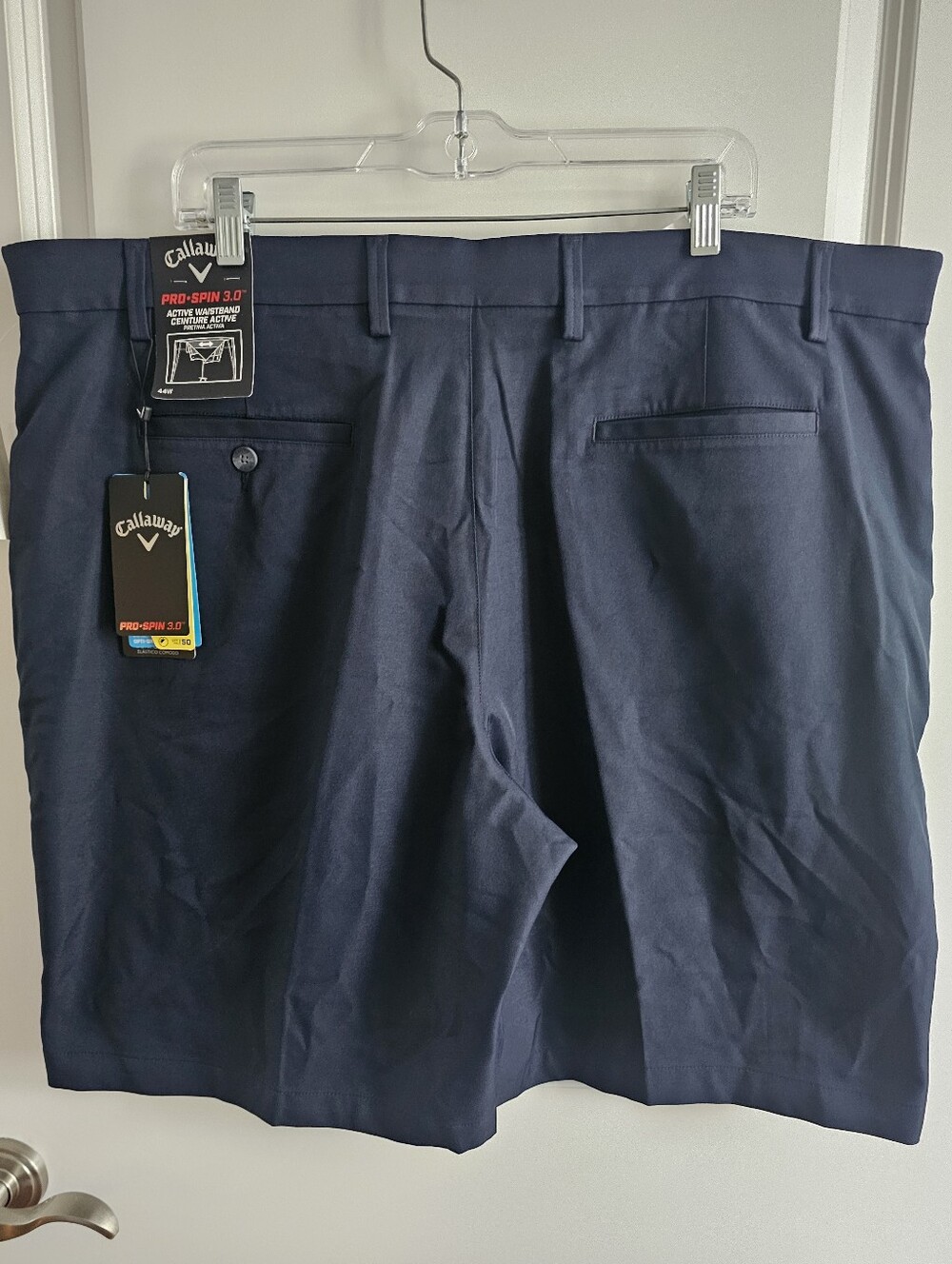 NWT CALLAWAY Pro Spin 3.0 Mens  Navy Blue Shorts